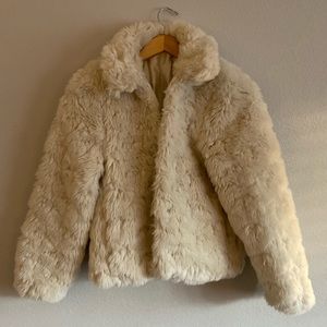 Faux fur coat